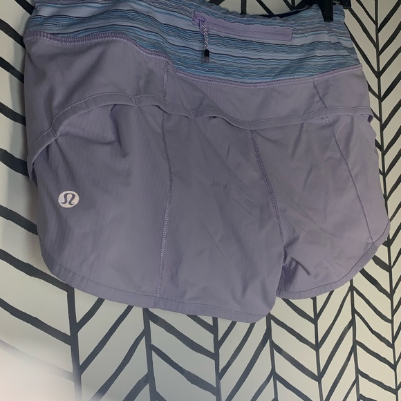 Lululemon speed shorts lilac wave twist caspian 4 - Picture 4 of 7